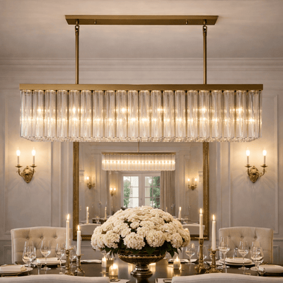 Ciello Rectangular Chandelier - cyranlighting