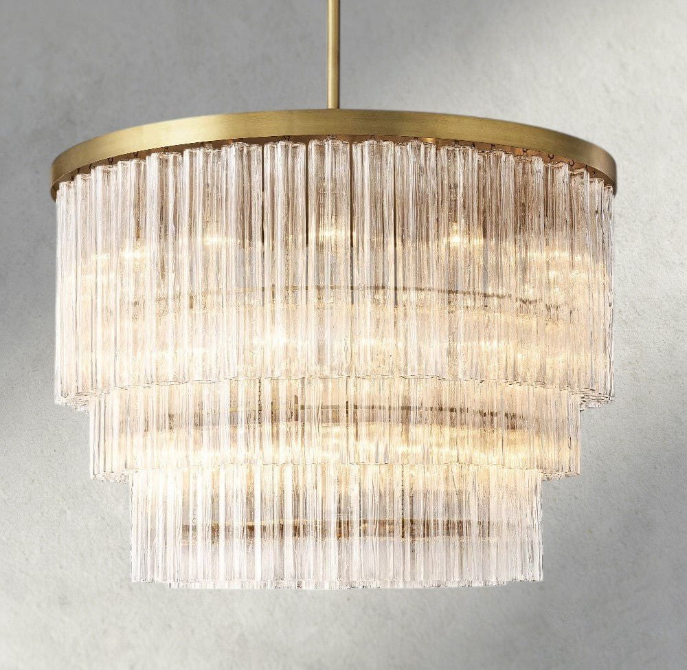 Ciello Three - Tier Round Chandelier - cyranlighting