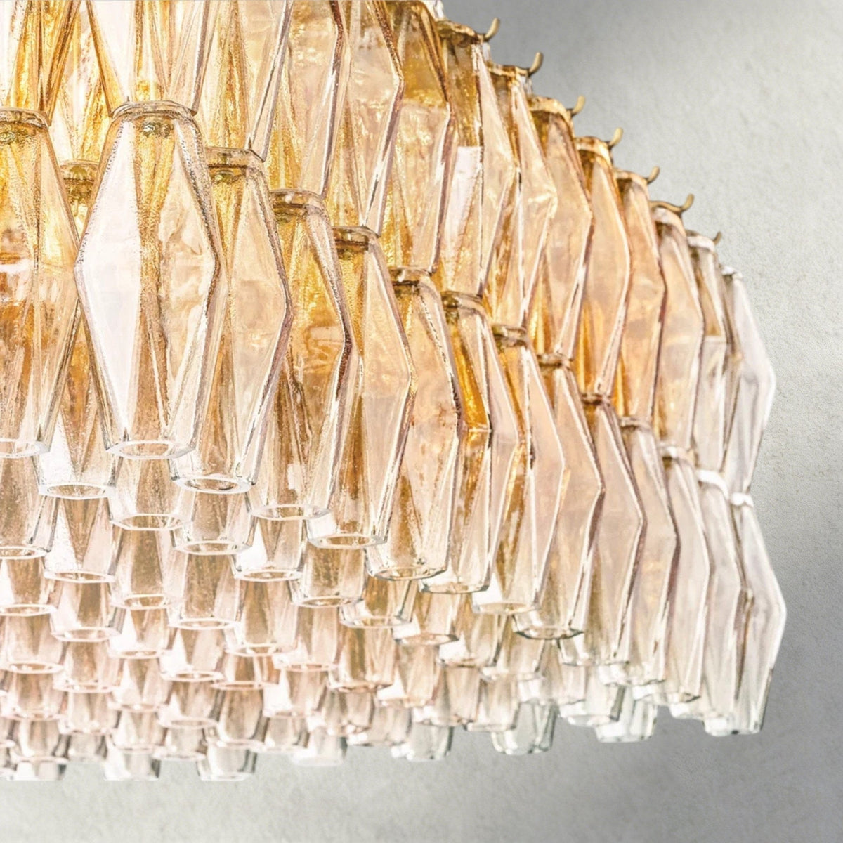 CIHELA CLEAR/ SMOKE GLASS RECTANGULAR CHANDELIER 54", 74" - cyranlighting