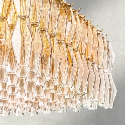 CIHELA CLEAR/ SMOKE GLASS RECTANGULAR CHANDELIER 54", 74" - cyranlighting