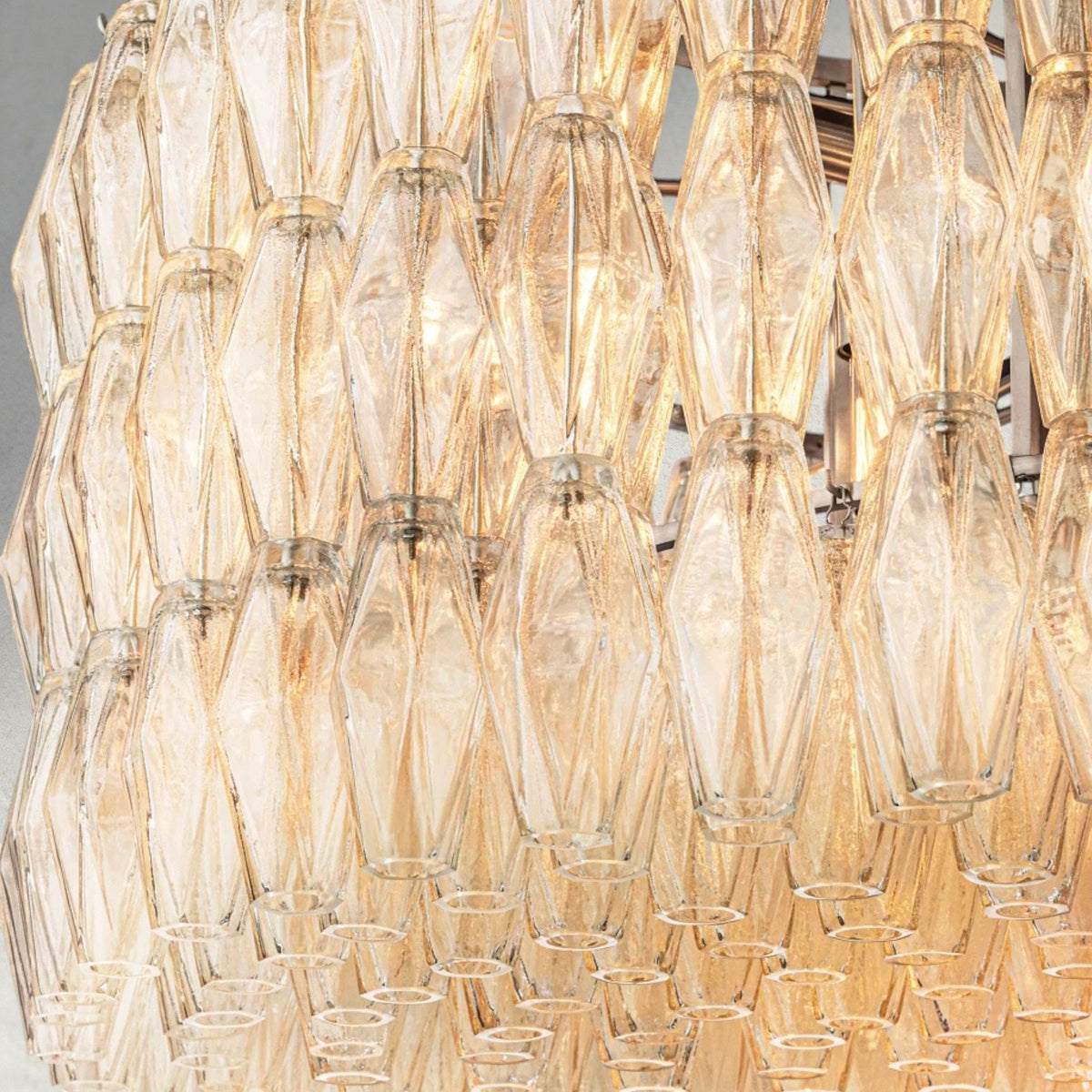 CIHELA CLEAR/ SMOKE GLASS ROUND CHANDELIER 37", 47", 62" - cyranlighting
