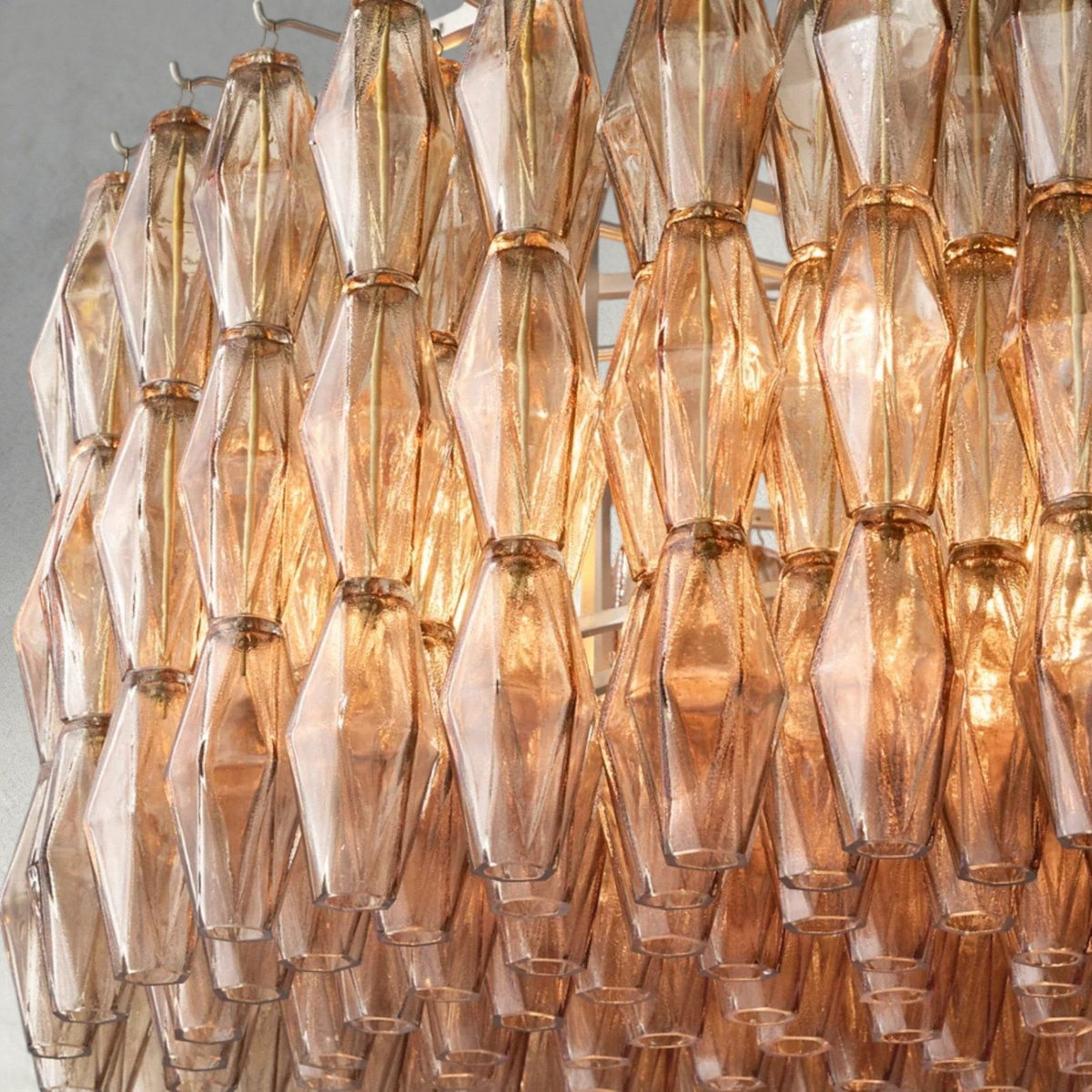 CIHELA CLEAR/ SMOKE GLASS ROUND CHANDELIER 37", 47", 62" - cyranlighting