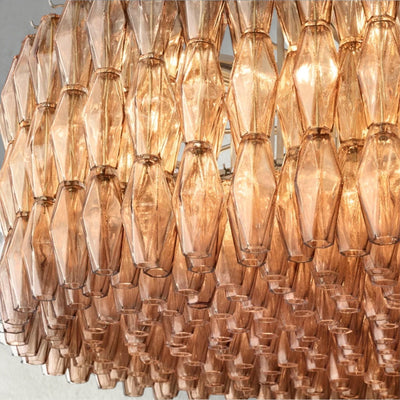 CIHELA CLEAR/ SMOKE GLASS ROUND CHANDELIER 37", 47", 62" - cyranlighting