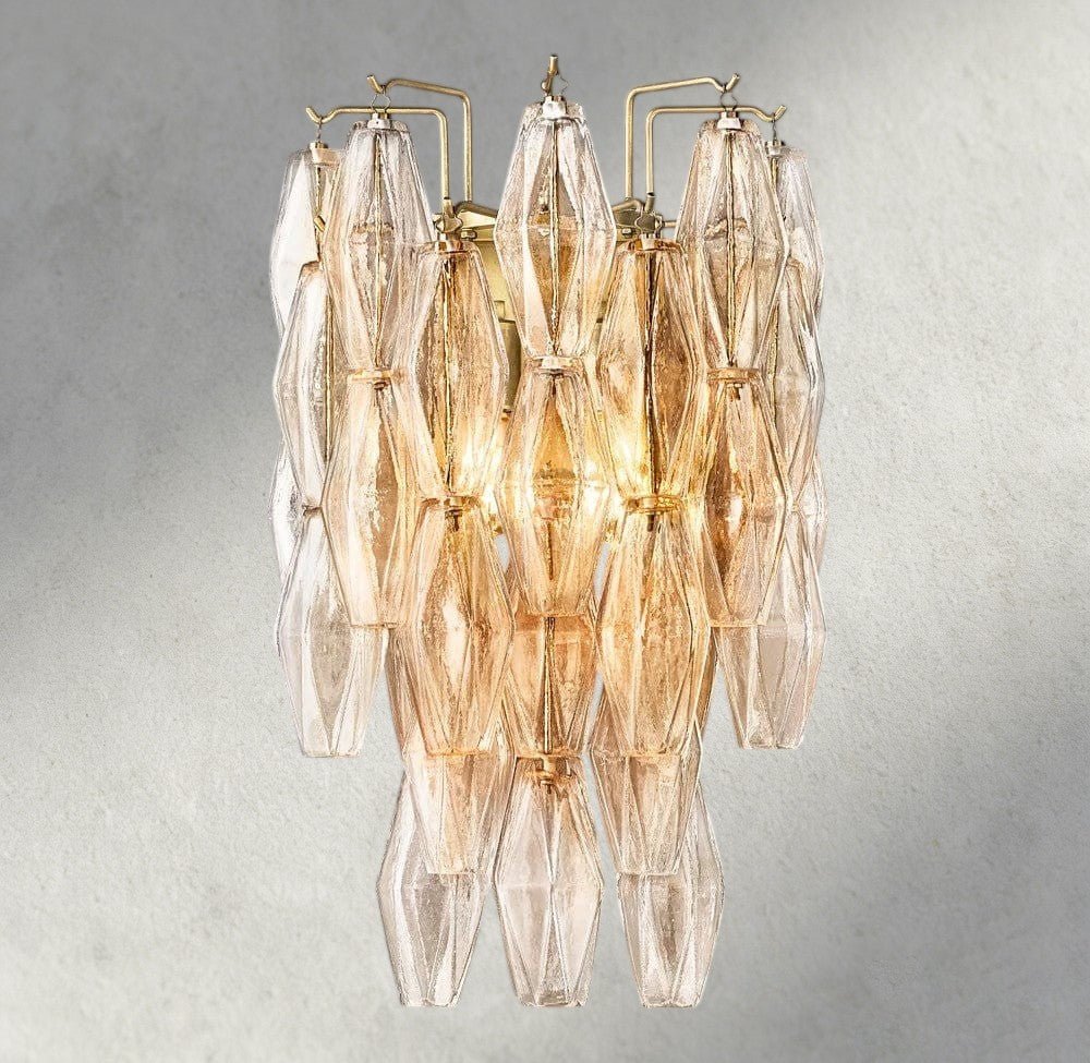 CIHELA CLEAR/ SMOKE GLASS SCONCE 19" - cyranlighting