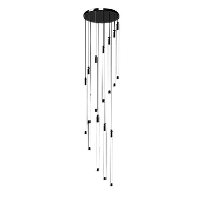 Contemporary Staircase Chandelier Spiral Tube Ceiling Light - Cyran Lamps