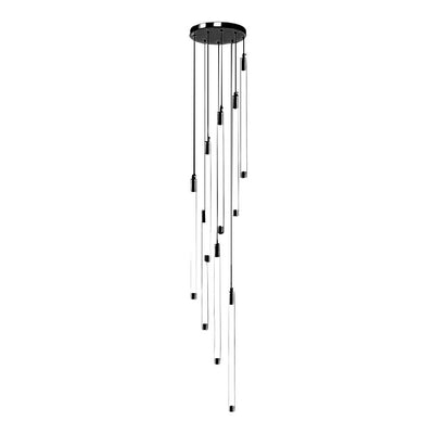Contemporary Staircase Chandelier Spiral Tube Ceiling Light - Cyran Lamps