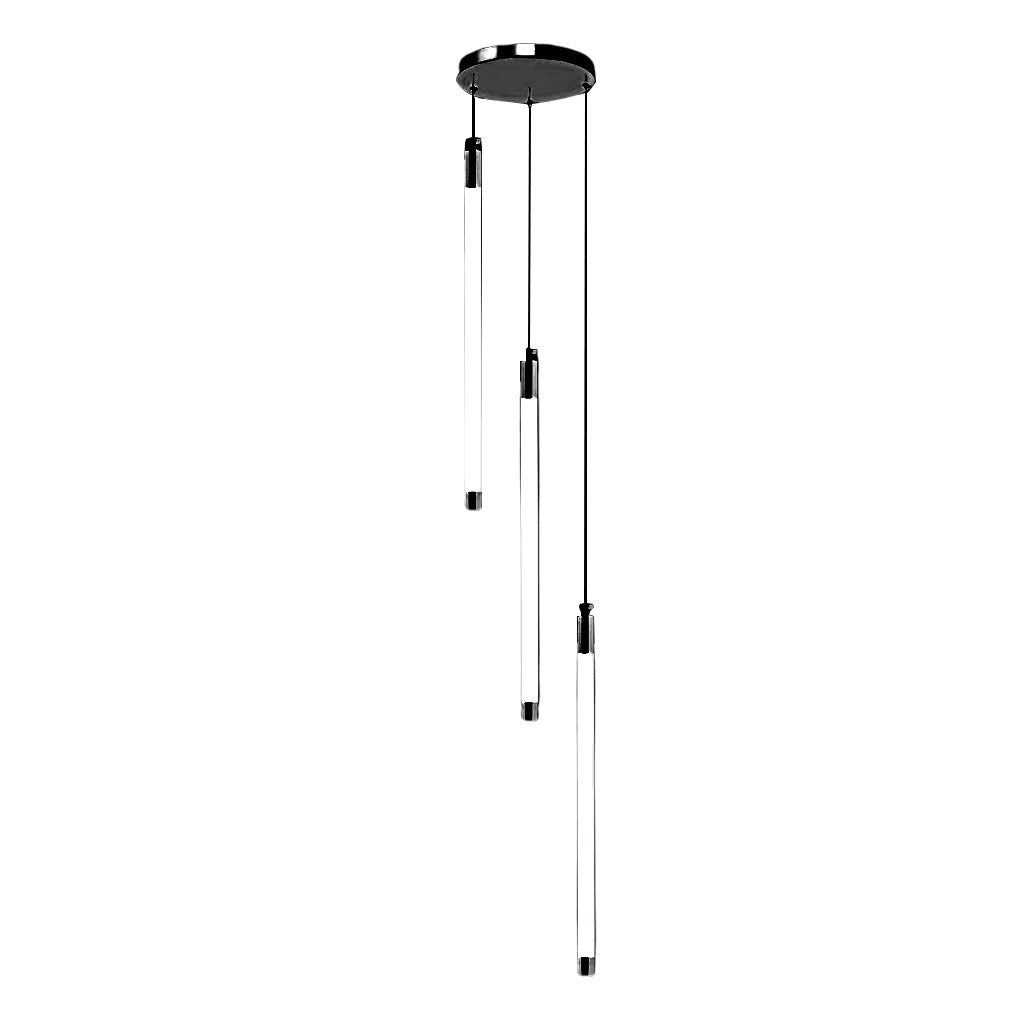 Contemporary Staircase Chandelier Spiral Tube Ceiling Light - Cyran Lamps