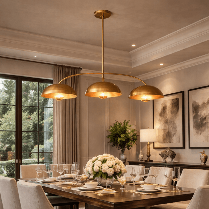 Cosmic Linear Chandelier for Dining Room,Living Room - cyranlighting