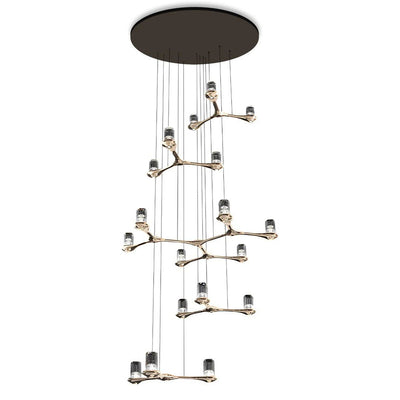 Crystal Staircase Chandelier Nordic Creative Ceiling Light - Cyran Lamps