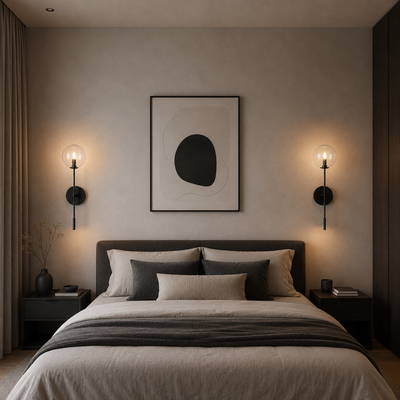 Apollos Glass Ball Wall Sconce