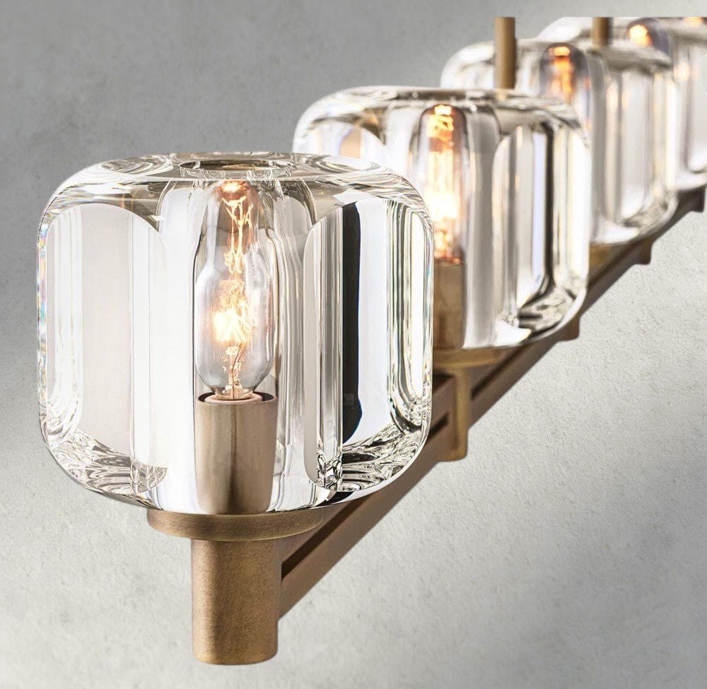 Damuet Linear Chandelier 54", 72" - cyranlighting