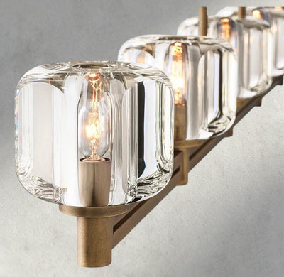 Damuet Linear Chandelier 54", 72" - cyranlighting