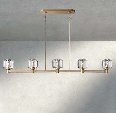 Damuet Linear Chandelier 54", 72" - cyranlighting