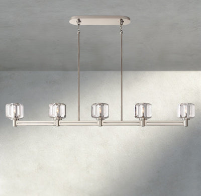 Damuet Linear Chandelier 54", 72" - cyranlighting