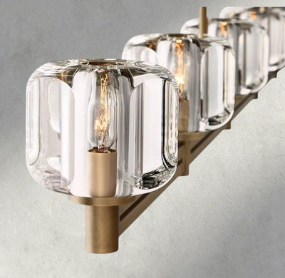 Damuet Linear Chandelier 54", 72" - cyranlighting