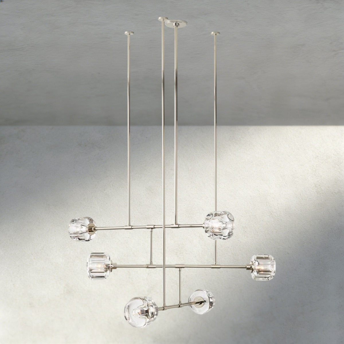 Damuet Mobile Round Chandelier 48", 62" - cyranlighting