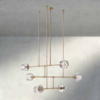 Damuet Mobile Round Chandelier 48", 62" - cyranlighting