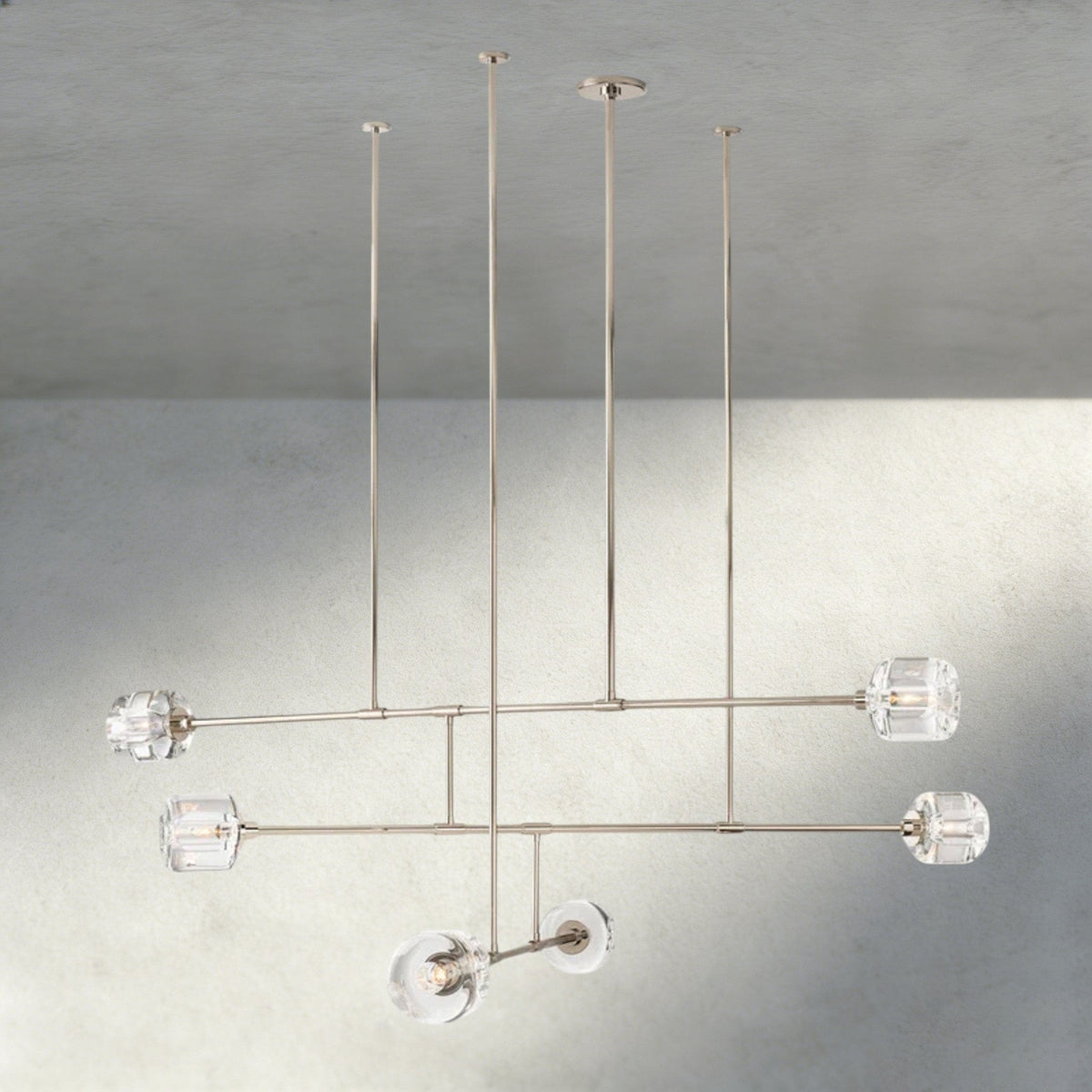 Damuet Mobile Round Chandelier 48", 62" - cyranlighting