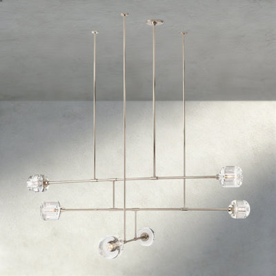 Damuet Mobile Round Chandelier 48", 62" - cyranlighting
