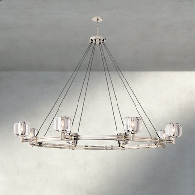 Damuet Round Chandelier 36", 48", 60" - cyranlighting