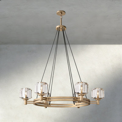 Damuet Round Chandelier 36", 48", 60" - cyranlighting