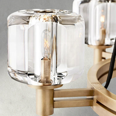 Damuet Round Chandelier 36", 48", 60" - cyranlighting
