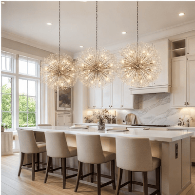 Dandelion Round Chandelier - cyranlamps