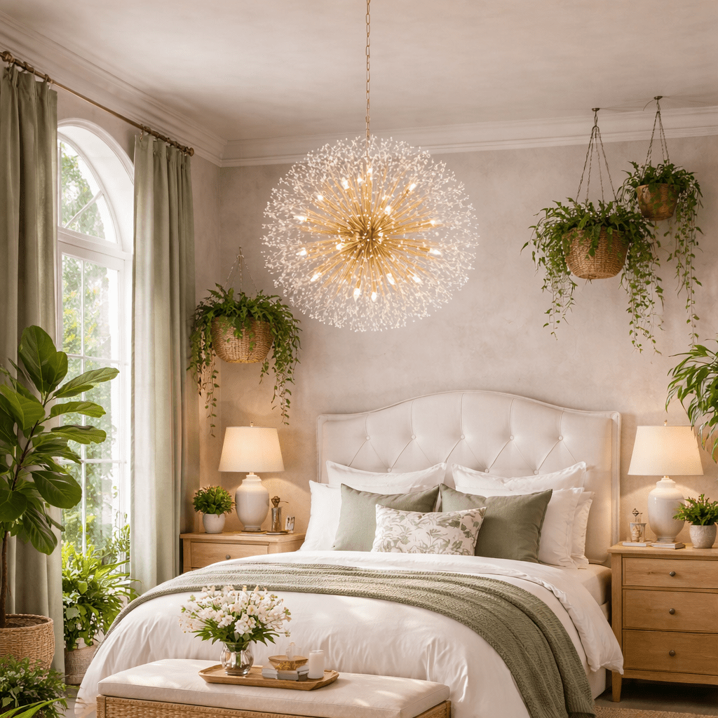 Dandelion Round Chandelier - cyranlamps