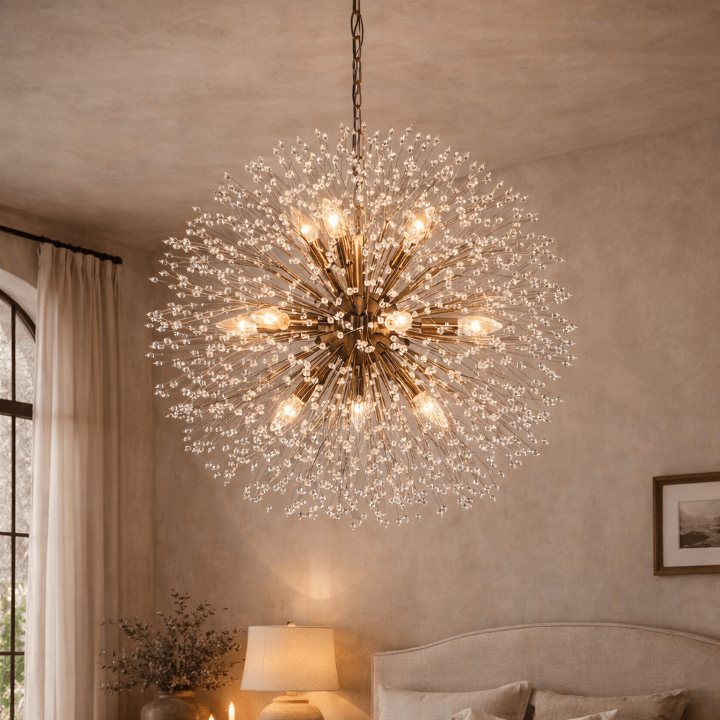 Dandelion Round Chandelier - cyranlamps