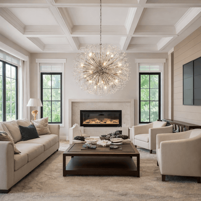 Dandelion Round Chandelier - cyranlamps