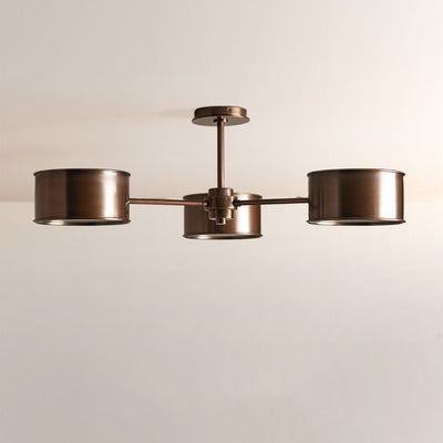 Daphna 3 - Light Metal Semi - Flush Mount - Cyran Lamps
