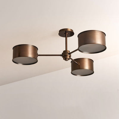 Daphna 3 - Light Metal Semi - Flush Mount - Cyran Lamps