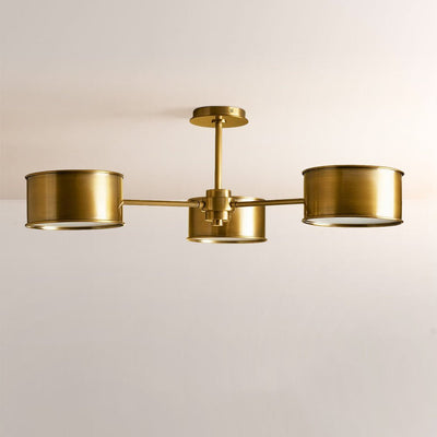 Daphna 3 - Light Metal Semi - Flush Mount - Cyran Lamps