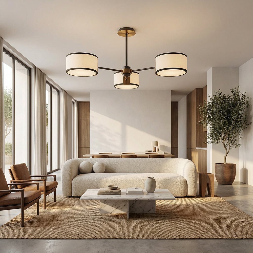 Daphna 3 - Light Semi - Flush Mount - Cyran Lamps