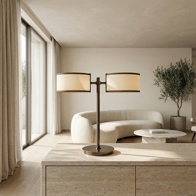 Daphna Dual - Shade Table Lamp - Cyran Lamps