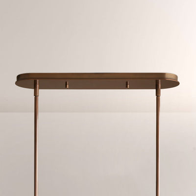 Daphna Linear Metal Drum Chandelier - Cyran Lamps