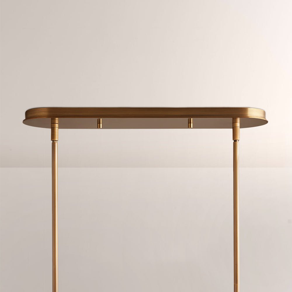 Daphna Linear Metal Drum Chandelier - Cyran Lamps