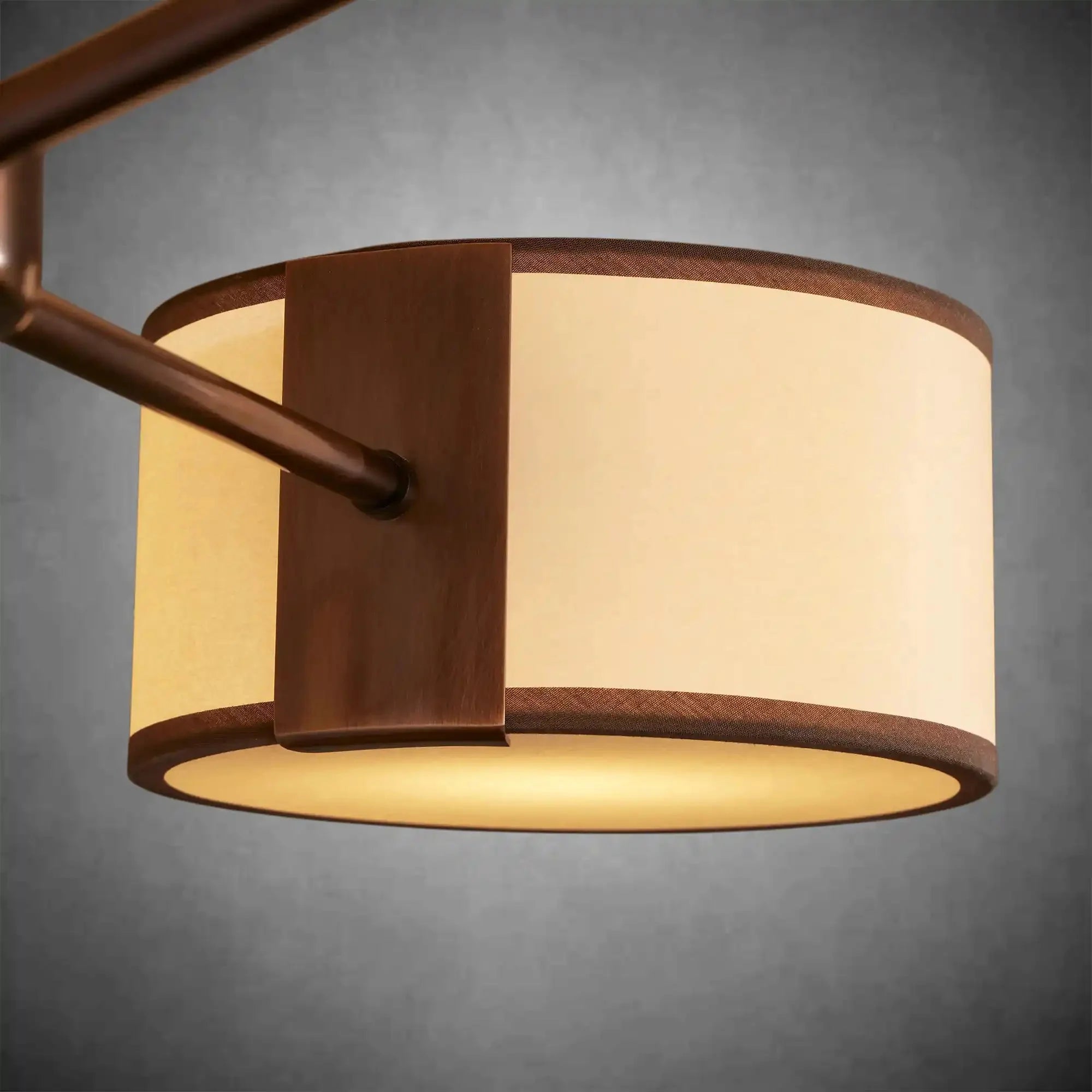 Daphne Fabric Flush Mount - cyranlamps