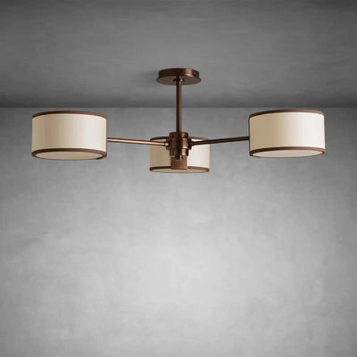 Daphne Fabric Flush Mount - cyranlamps