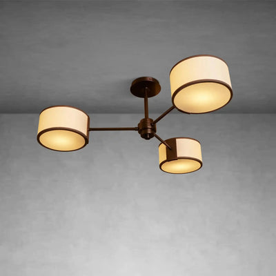 Daphne Fabric Flush Mount - cyranlamps