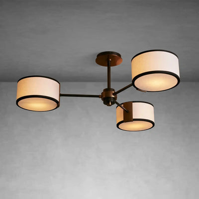Daphne Fabric Flush Mount - cyranlamps