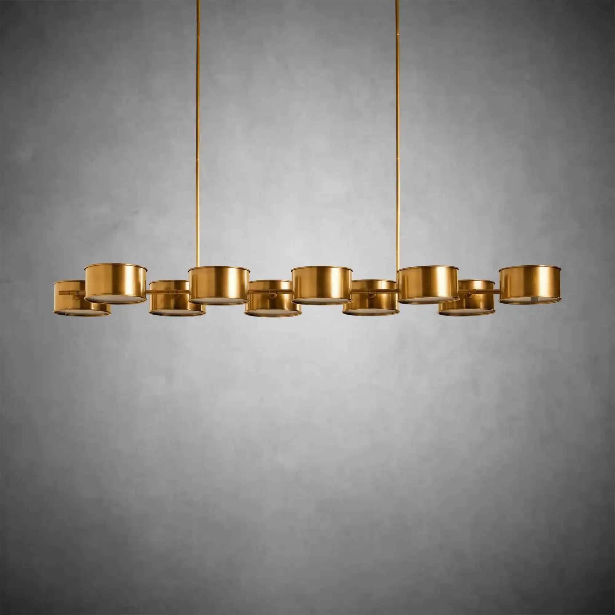 Daphne Metal Linear Chandelier - cyranlamps