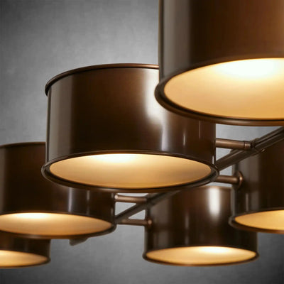 Daphne Metal Linear Chandelier - cyranlamps