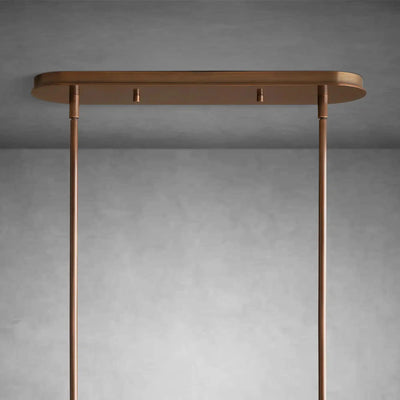Daphne Metal Linear Chandelier - cyranlamps