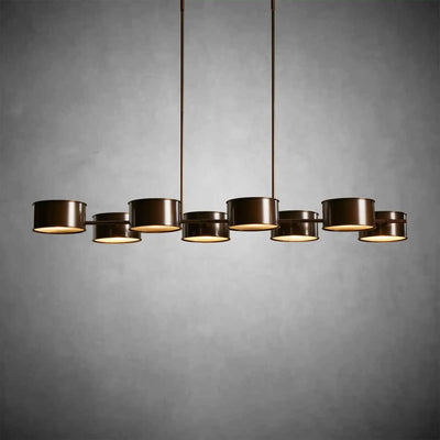 Daphne Metal Linear Chandelier - cyranlamps