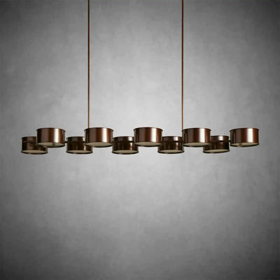 Daphne Metal Linear Chandelier - cyranlamps