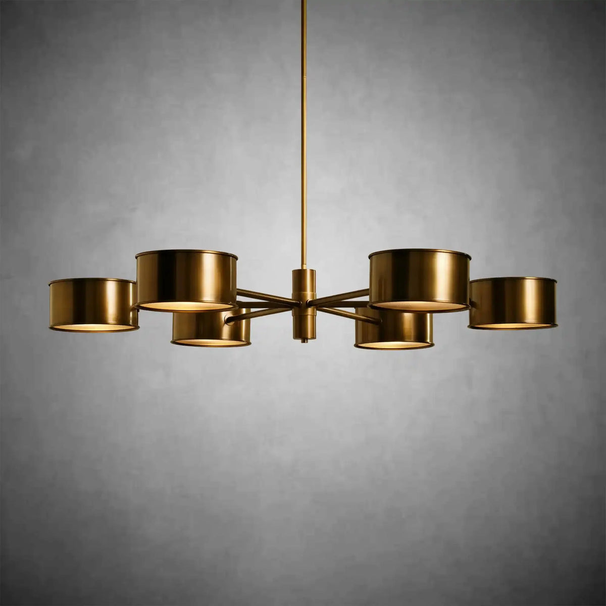 Daphne Metal Round Chandelier - cyranlamps