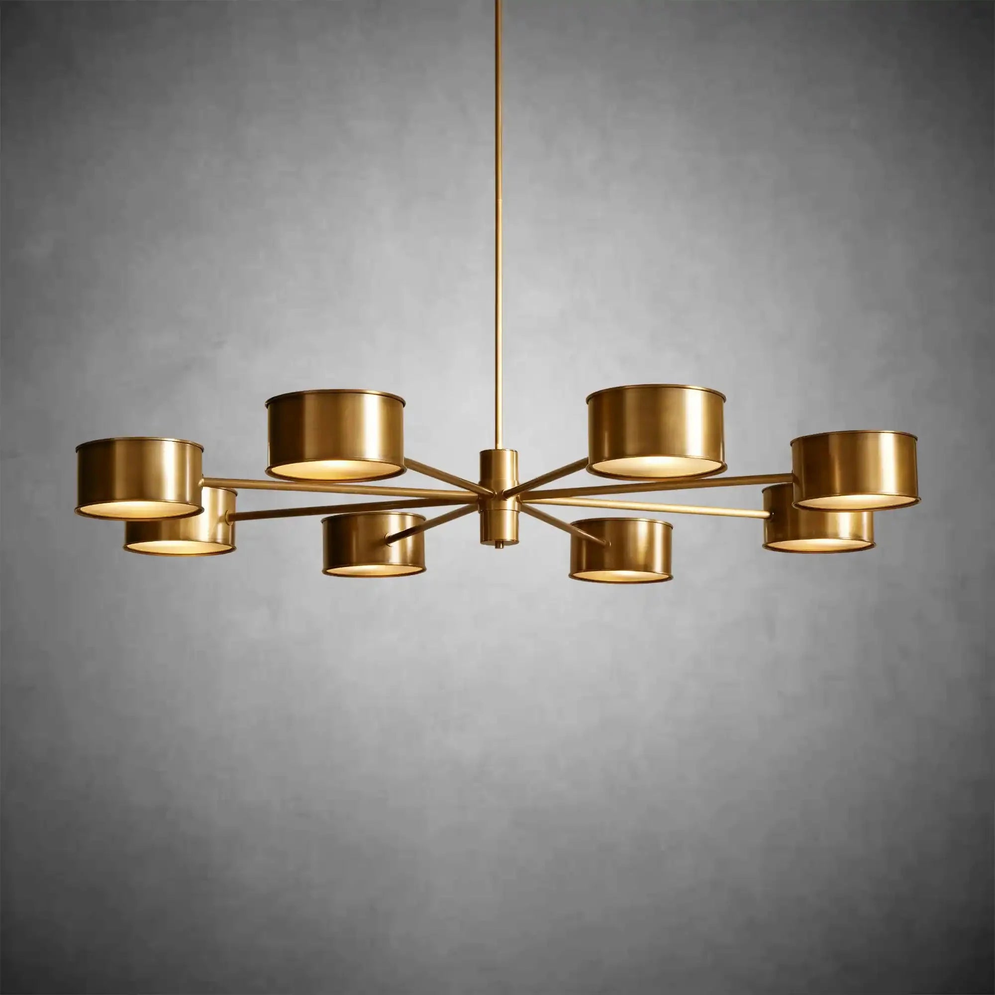 Daphne Metal Round Chandelier - cyranlamps