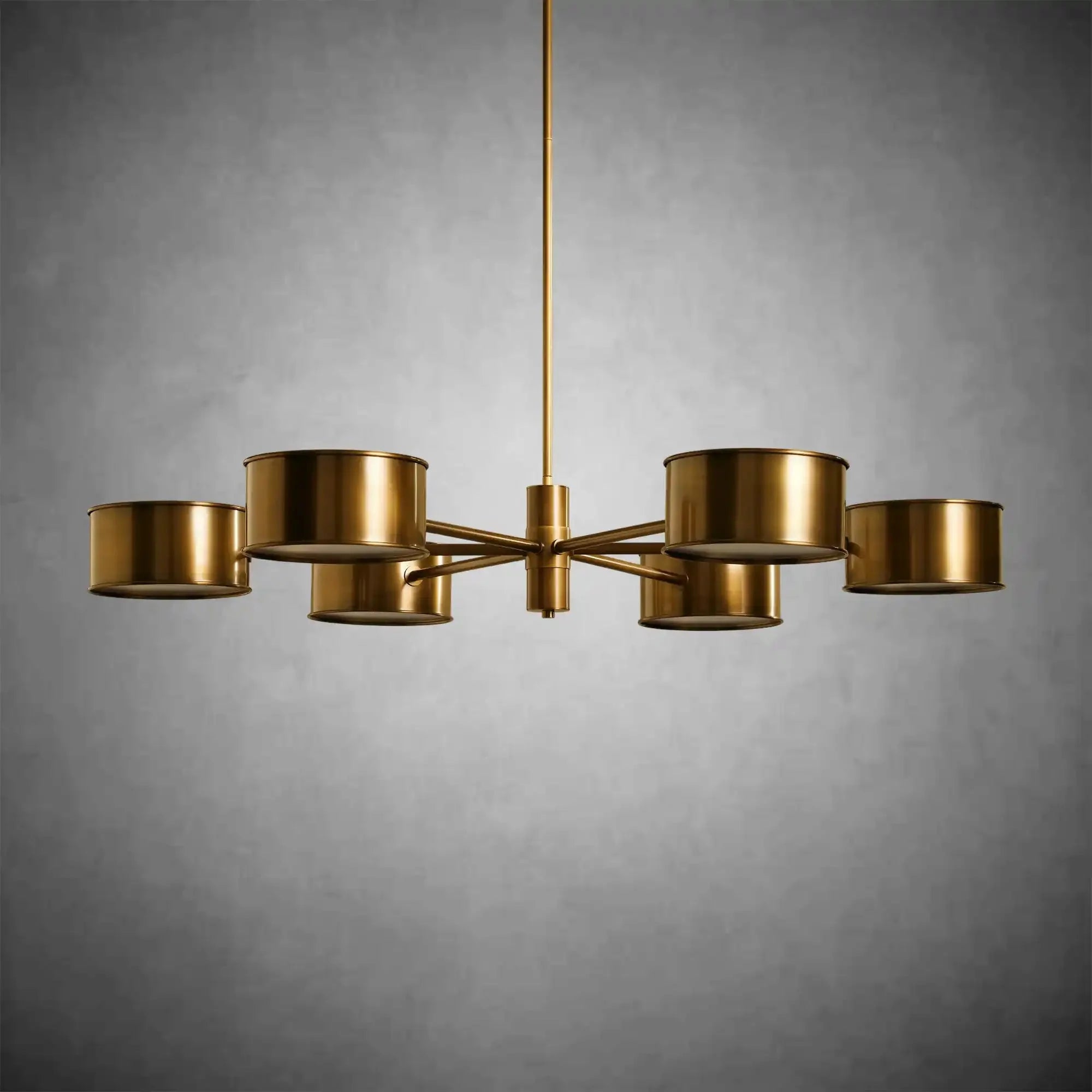 Daphne Metal Round Chandelier - cyranlamps