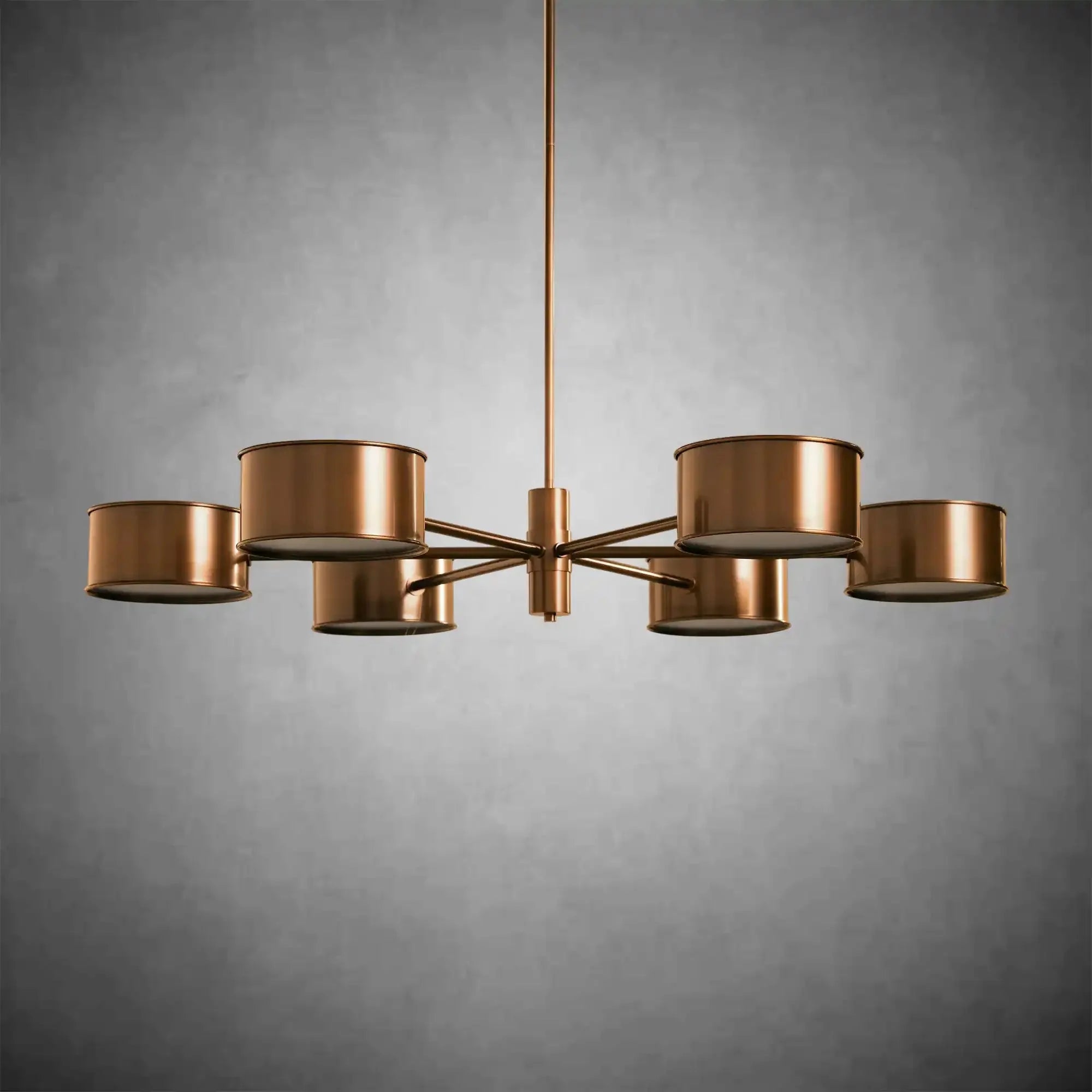 Daphne Metal Round Chandelier - cyranlamps